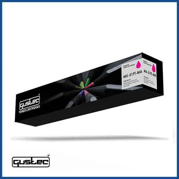 GUSTEC Sharp MX 51 FT Magenta Compatible Toner 